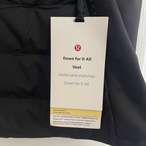 Lululemon Down For It All Vest